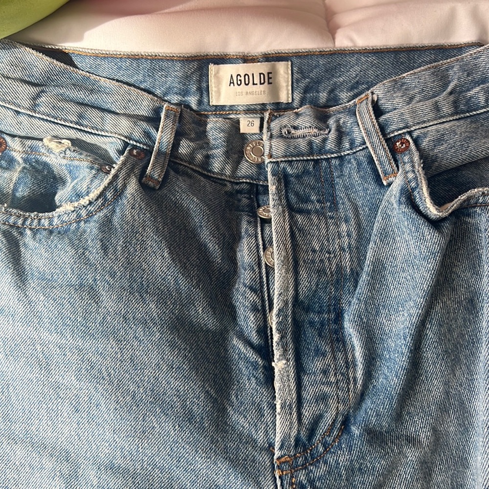 Agolde blue jeans!